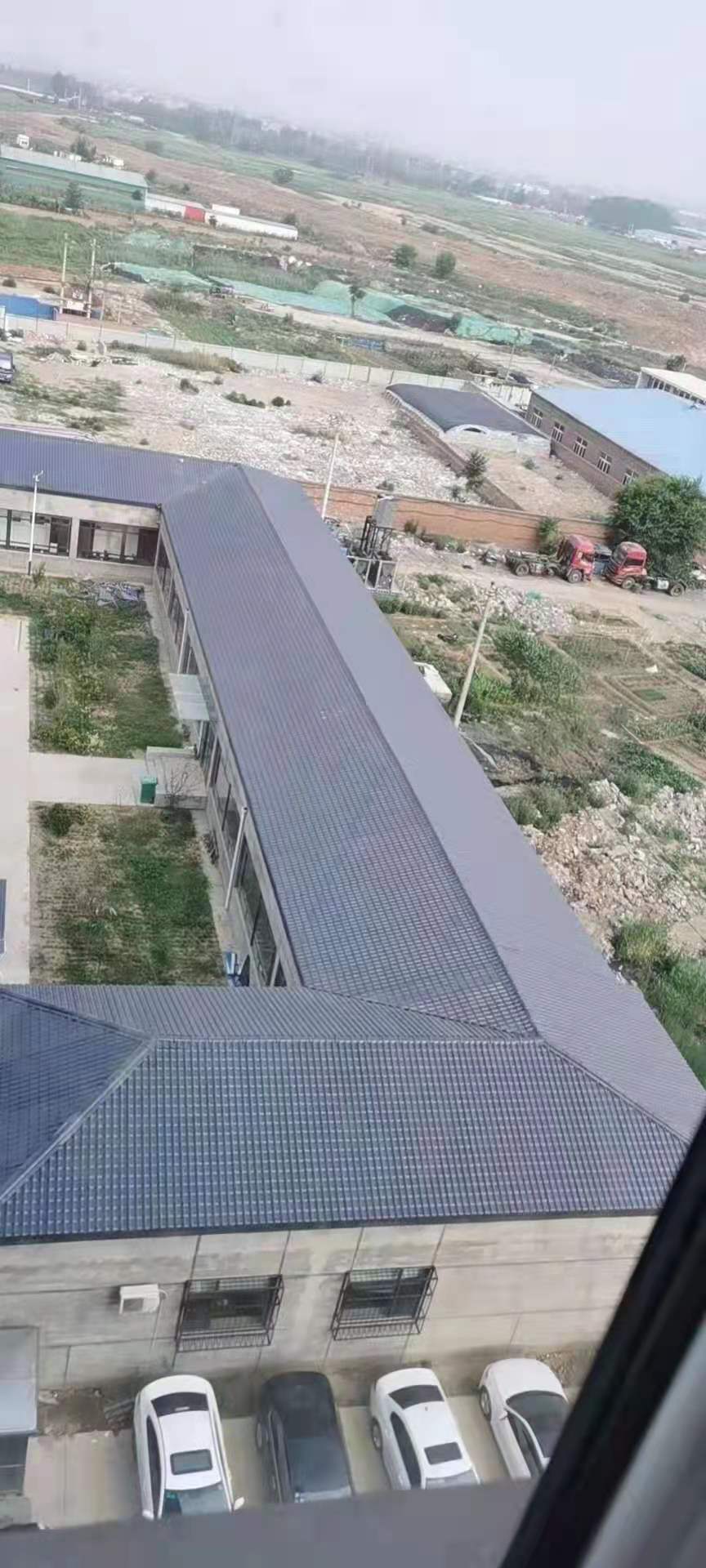 樹脂瓦施工現場
